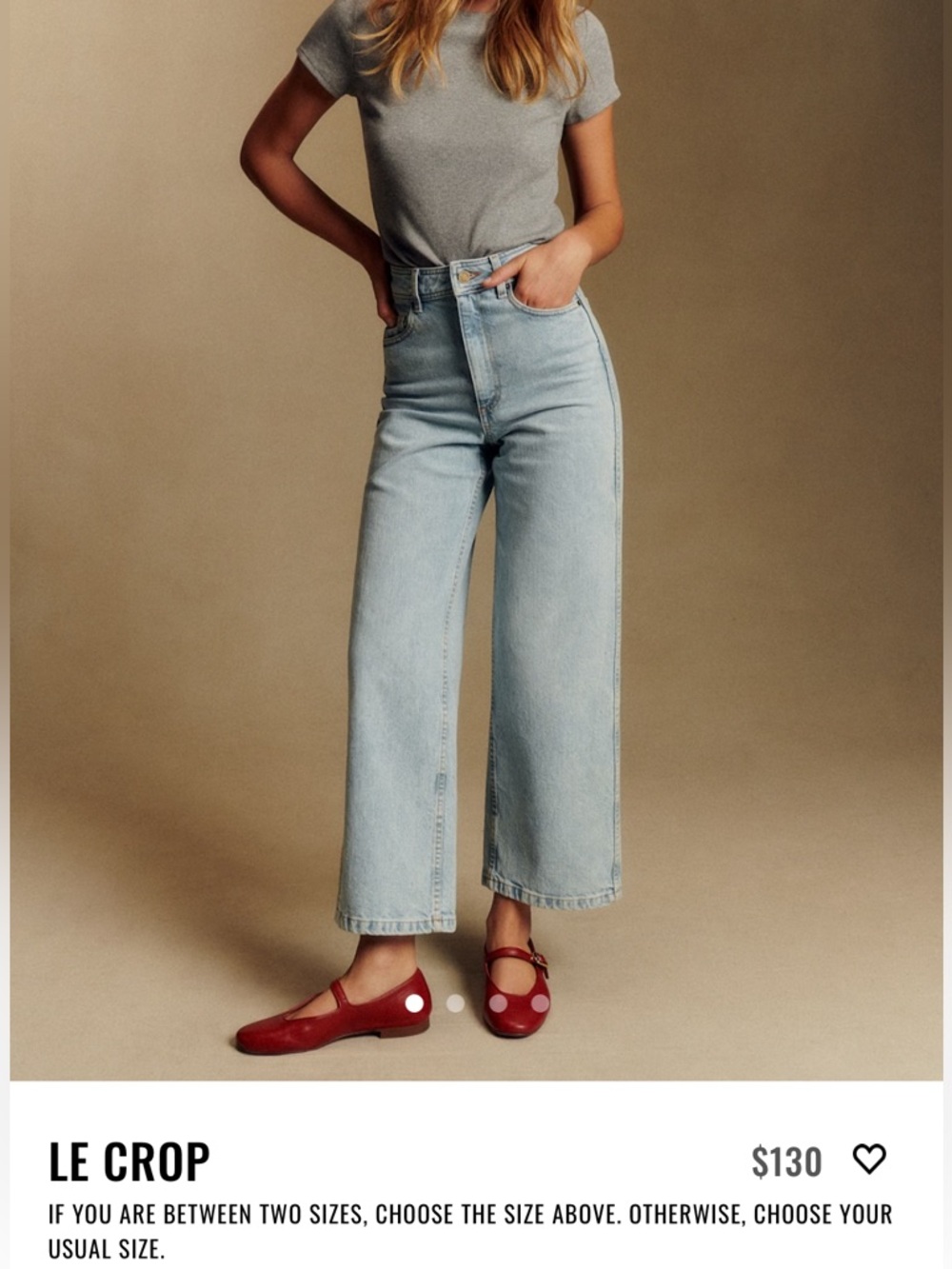 Sezane Le Crop Jeans